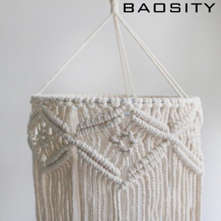 [Baosity] ฝาครอบไฟมาคราเม่ แบบแขวน ทนทาน สไตล์โบฮีเมียน อเนกประสงค์ สําหรับตกแต่งห้องนอนเด็ก