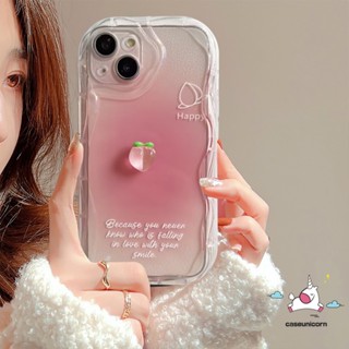 เคสโทรศัพท์มือถือ ขอบโค้ง ลายดอกไม้ พีช 3D ไล่โทนสีชมพู พร้อมสายคล้องมือ สําหรับ Infinix Note 12 G96 Smart 6 6Plus 7 5 Hot 11 10 12 8 9 20 30 Play Hot 9 30i 8 10Lite