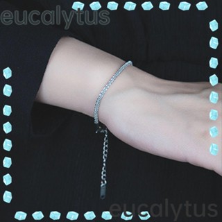 Eucalytus1 สร้อยข้อเท้าโซ่ รูปงู กลวง หรูหรา เครื่องประดับ