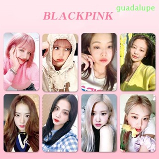 Guadalupe โปสการ์ด พิมพ์ลาย Blackpink Lisa Jisoo สําหรับหอพัก ห้องนอน 6 ชิ้น ต่อชุด