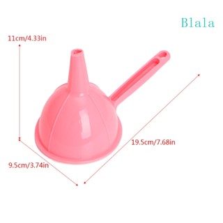 Blala กรวยของเหลว ด้ามจับยาว 19 5x9 5x11 ซม. สุ่มสี สําหรับอุปกรณ์ครัว