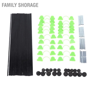 Family Shorage Greenhouse Hoops Grow Tunnel Insect Repellent Animal Protection Plant Shade Support Garden Stakes