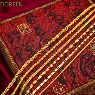 Doreen สร้อยคอโซ่ ทองแดง สไตล์เวียดนาม สร้างสรรค์ ของขวัญวันแม่ สําหรับผู้หญิง DIY