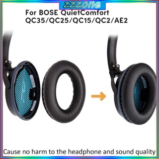 Zzz แผ่นฟองน้ํารองหูฟัง แบบนิ่ม แบบเปลี่ยน สําหรับ QC35 QC15 QC25