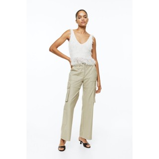 H&amp;M  Woman Straight cargo trousers 1127773_1