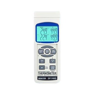 DIGICON เครื่องวัดอุณหภูมิแบบ 4 แชนแนล DP-74SD, 4 Channels Thermometer