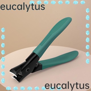 Eucalytus1 กรรไกรตัดเล็บ แบบหนา ขนาดใหญ่ ป้องกันการกระเด็น สําหรับทําเล็บมือ เล็บเท้า