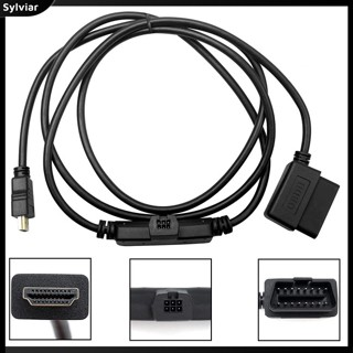 [sylviar] Obdii To Hdmi อะไหล่ปลั๊กเสียบสายเคเบิ้ลหน้าจอมอนิเตอร์ แบบเปลี่ยน00008000 เข้ากันได้กับ Cs2 Cts2 Cts3