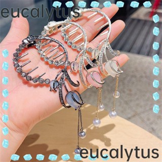 Eucalytus1 กิ๊บติดผม ประดับพู่ สําหรับผู้หญิง