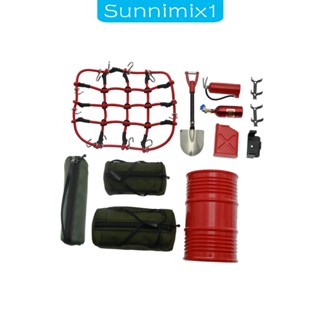 [Sunnimix1] กระเป๋าหลังคารถบังคับ ขนาดเล็ก อุปกรณ์เสริม แบบเปลี่ยน สําหรับรถไต่หินบังคับ 1/10