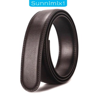 [Sunnimix1] เข็มขัดหนัง PU อัตโนมัติ ไม่มีหัวเข็มขัด แบบเปลี่ยน สําหรับกางเกงยีน ออกเดท เครื่องแต่งกาย