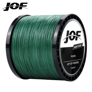 Jof สายเอ็นตกปลา PE แบบถัก 10-88LB 4/8 เส้น ทนทาน 1000 ม.