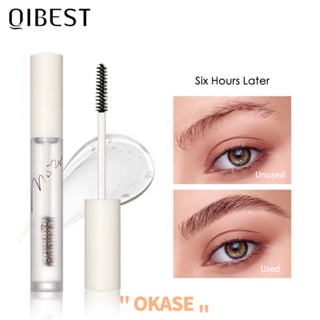 QIBEST Colorless Transparent Eyebrow Fixed Liquid &amp; Eyelashes Fixed Fluid Waterproof Sweat And Sweat Ready
