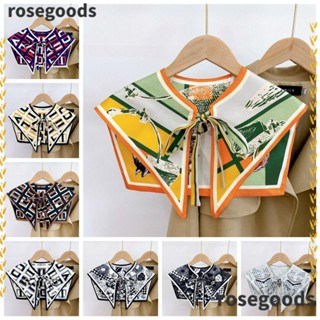 Rosegoods1 ผ้าพันคอไหล่ ป้องกันรังสียูวี หลากสี ถอดออกได้ แฟชั่นสําหรับผู้หญิง