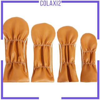 [Colaxi2] ปลอกคลุมหัวไม้กอล์ฟ หนัง PU 4 ชิ้น