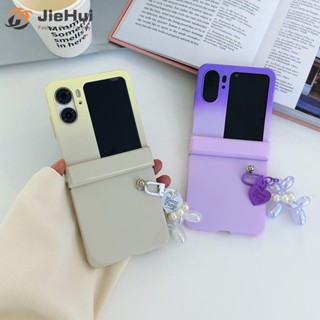 Jiehui เคสโทรศัพท์มือถือแฟชั่น แบบฝาพับ สามชิ้น จี้ลูกบอลเพ้นท์ลายสุนัข สําหรับ OPPO Find N2