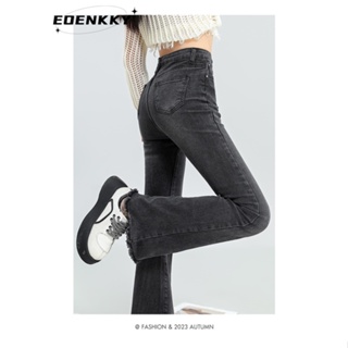 EOENKKY กางเกงขายาว กางเกงยีสน์ผู้หญิง ทรงหลวม ๆ ตรง Retro Hip Hop Pants 2023 NEW Style  Unique Beautiful ทันสมัย Comfortable A97L3Q2 36Z230909