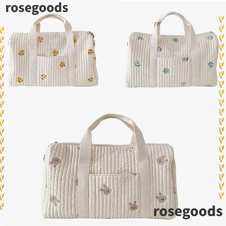 Rosegoods1 กระเป๋าเดินทาง ทรงโท้ท สําหรับติดรถเข็นเด็ก