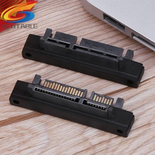 [Qcutable.th] อะแดปเตอร์การ์ด SATA ตัวผู้ เป็นตัวเมีย 7+15Pin 90 องศา สําหรับ SATA HDD SSD