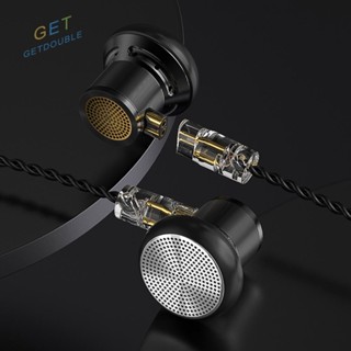 [Getdouble.th] Hifi หูฟังเบสไดนามิก แบบมีสาย ตัดเสียงรบกวน 3.5 มม.