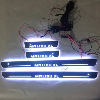 แผ่นกันรอยประตู led สําหรับ MALIBU XL