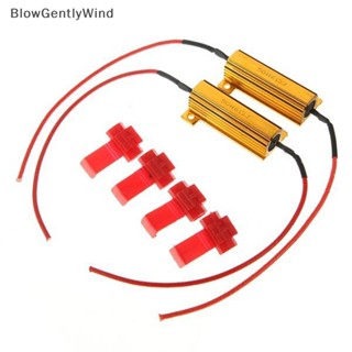 Blowgentlywind หลอดไฟเลี้ยว LED 50W 6 โอห์ม RX24 แบบกระพริบเร็ว