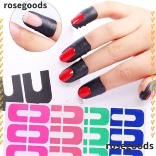 Rosegoods1 สติกเกอร์ติดเล็บ มีกาวในตัว ลอกหนังกําพร้า