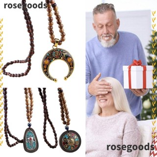 Rosegoods1 สร้อยคอ เนปาล โบโฮ เครื่องประดับ แฮนด์เมด พุทธศาสนา