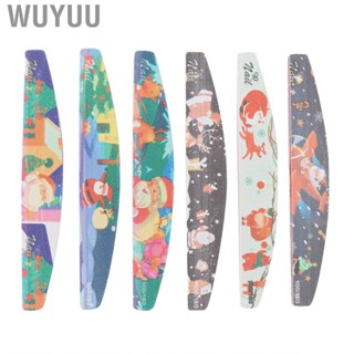 Wuyuu Nail Files  Polishing Strip Washable
Reusable High Toughness for Home Shop