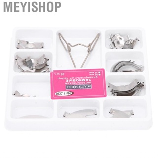 Meyishop Sectional Contoured Matrices  Resist Oxidation Professional Useful Practical 36pcs Steel for Dental Hospital