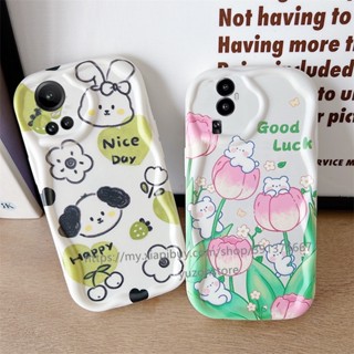 พร้อมส่ง เคสโทรศัพท์มือถือ ป้องกันเลนส์ ลายการ์ตูนคลื่นน่ารัก หลากสี สําหรับ OPPO Reno10 Pro Pro+ Reno8 T Reno8 Z Reno7 Z 5G 4G เคส Phone Case