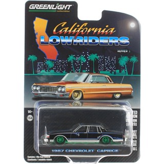 Greenlight 1/64 California Lowriders Series 1 - 1987 Chevrolet Caprice Chase Car (ล้อเขียว) 63010-D