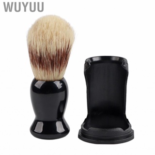 Wuyuu Men&amp;apos;s Shaving Brush Face Cleaning Bristle Soft Hair With Black