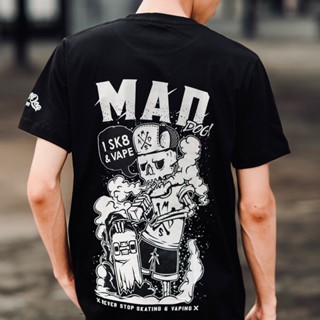 Maddogstreet ® เสี้อยืด ลาย รุ่น กระโหลก แขนสั้น เสื้อยืดผู้ชาย