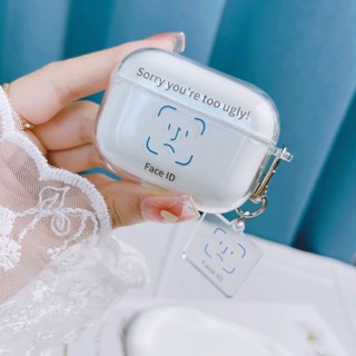 เคสหูฟังบลูทูธไร้สาย แบบนิ่ม ลายหน้าตลก สําหรับ Airpods 1 2 Pro 3