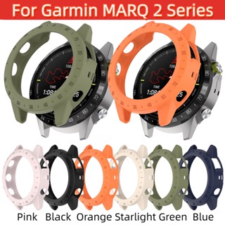 เคสนาฬิกาข้อมือซิลิโคน กันตก ป้องกัน ทรงกลม สําหรับ Garmin MARQ 2 Gen2 Athlete Captain Golfer