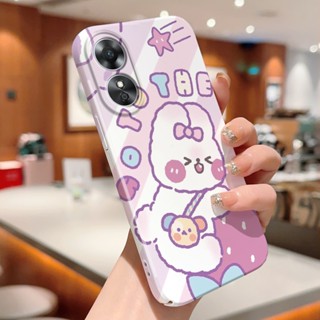 เคสแข็ง ลายกระต่ายน่ารัก สําหรับ OPPO A16 A16s A16e A16k A54s A54 A36 A76 A96 A52 A72 A92