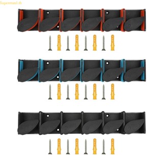 ชั้นวางคันเบ็ดตกปลา แนวตั้ง พร้อมโฟม 6 ชิ้น