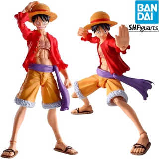 Bandai SPIRITS ชาร์ตลิง SHF โมเดลฟิกเกอร์ อนิเมะลูฟี่ วันพีช ของเล่นสะสม สําหรับเด็ก