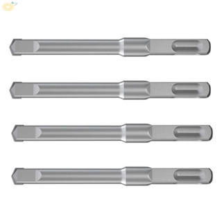 【VARSTR】Drill Bit 4pcs Alloy Chisels High Hardness Kit Pointed Chisels Polished