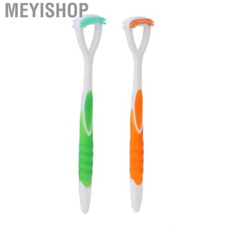 Meyishop Tongue Scraper Flexible Safe Long Handle Cleaner Brush Oral  Cleani