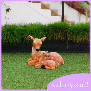 [szlinyou2] รูปปั้นกวางจําลอง สําหรับตกแต่งสวนสนามหญ้า กลางแจ้ง