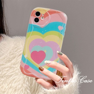 เคสโทรศัพท์มือถือแบบนิ่ม ลายหัวใจ 3D หลากสี สําหรับ Redmi 12 A1 12C 10C 10A 10 9A 9C 9T Note 12 11 10 9 Pro 11s 10s 9s Mi12 11 Lite Poco X3 Poco X3Pro Poco X3 NFC