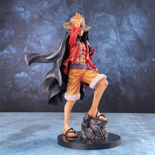 โมเดลฟิกเกอร์ รูปปั้นอนิเมะ One Piece LX MAX Series New Four Emperors First Resonance Luffy สําหรับตกแต่ง