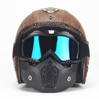 Men And Women Retro Helmet Retro Helmet Motorcycle Motor Car Half Helmet