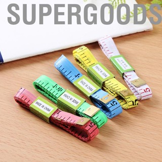 Supergoodsales Soft Tape Measure Long Accurate Brilliant Color Cloth for Sewing Tailoring