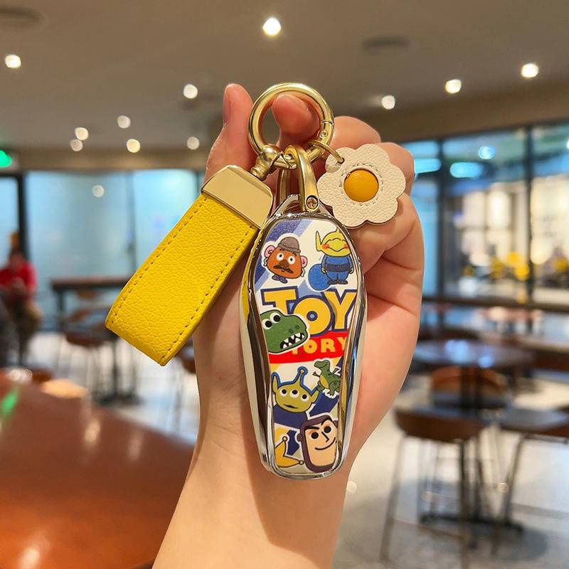 เคสใส่กุญแจรถ TPU สำหรับ BYD Atto 3 M3 T3 e6 Dolphin เคสใส่กุญแจรถ กุญแจรถ FOB ปลอกกุญแจรีโมทรถยนต์ - รูปที่ 2