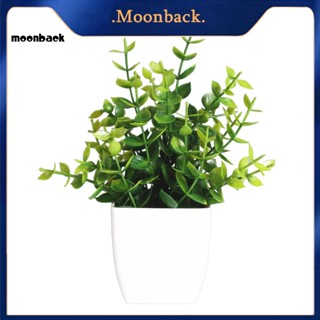 &lt;moonback&gt; บอนไซเทียม สีสดใส สําหรับโรงแรม สํานักงาน หอพัก เดสก์ท็อป ยูคาลิปตัส บอนไซเทียม สวยหรู