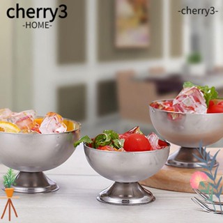 Cherry3 ชามสเตนเลส ทนทาน สําหรับใส่ซอส ไอศกรีม ของหวาน