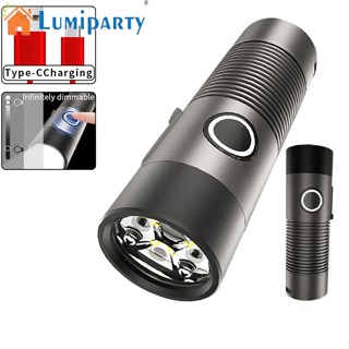 Lumiparty ไฟฉาย 4 แกน XPG 1200 หรี่แสงได้ IPX4